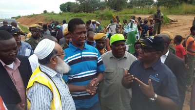 discussion with the president on site